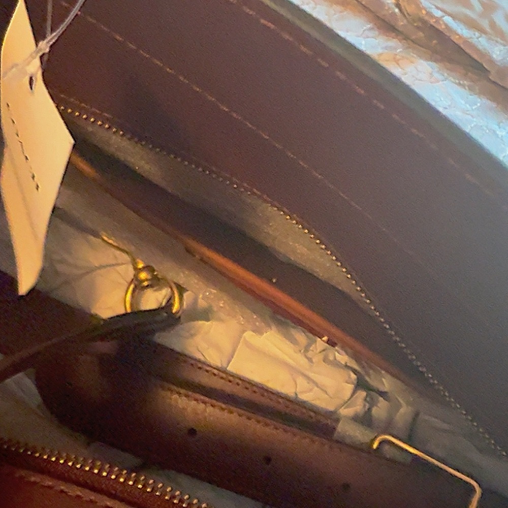 Coach Dark Brown Leather Satchel - Picture 3 of 4